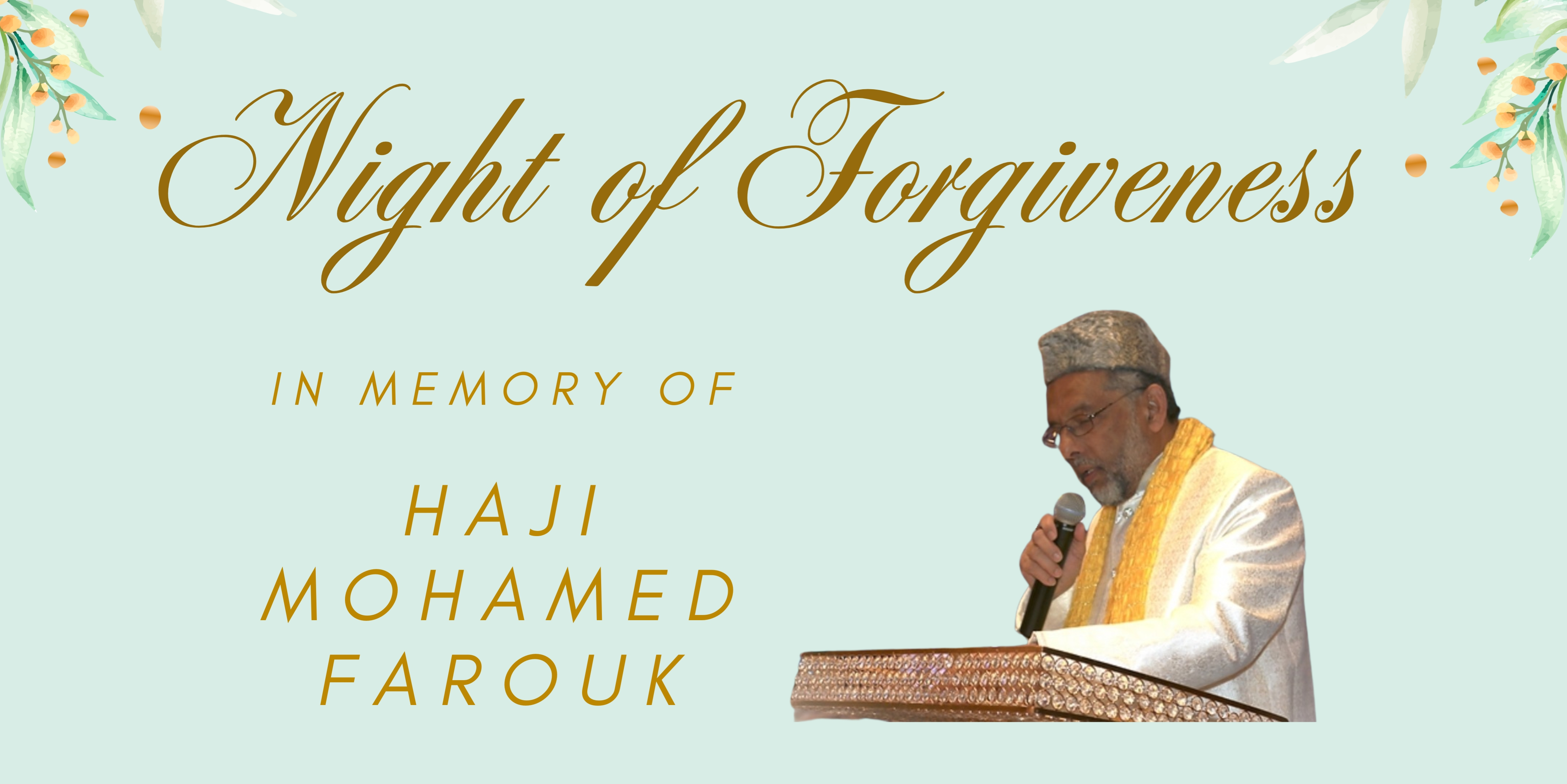 Join us for A Night of Forgiveness!